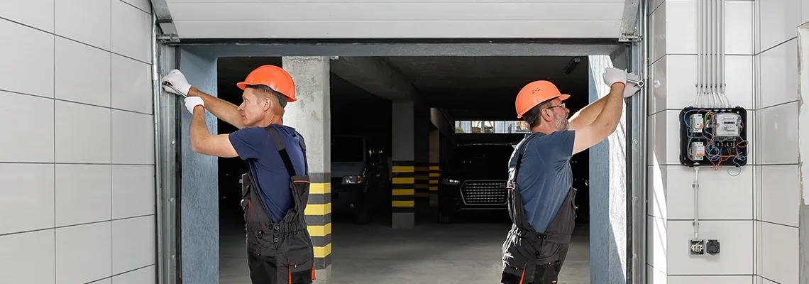 Wooden Garage Door Frame Repair in Palm Harbor, Florida